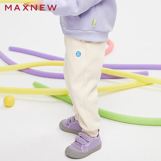 【门店同款】马恩MAXNEW童装秋冬女童宽松运动长裤冬季加厚时尚束 商品图2
