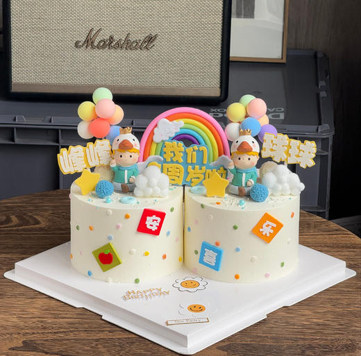 双胞胎蛋糕C款式  （可换龙凤胎） 商品图0