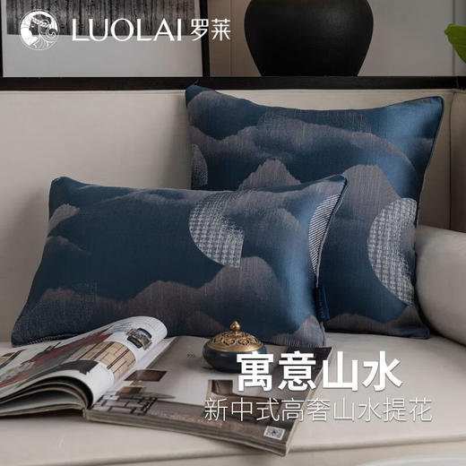 罗莱软装-关山月影抱枕 45*45 商品图1