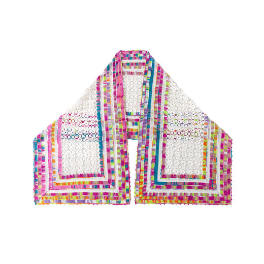 苏苏姐家四叶芳披肩手工DIY钩针纯棉蕾丝线毛线团自制材料包 商品图4