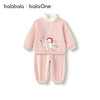 巴拉巴拉balaOne儿童套装女童男童两件套新款童装2025秋冬舒适 商品缩略图4