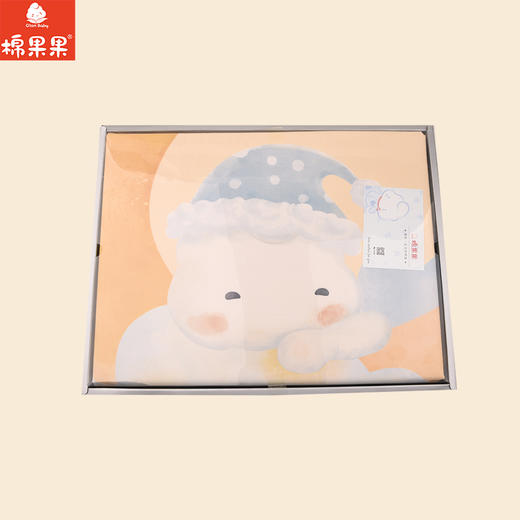 棉果果凉感夹棉被子礼盒淡黄色多功能被子（120*150cm带被套）M305551800067 商品图1