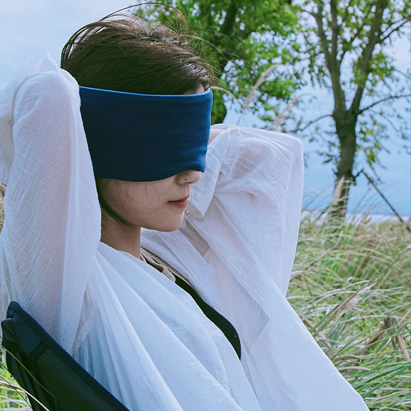 【闭眼即黑夜】家居旅行深睡眼罩 无感佩戴 透气不闷热 包裹双耳 静音魔术贴 安心睡眠