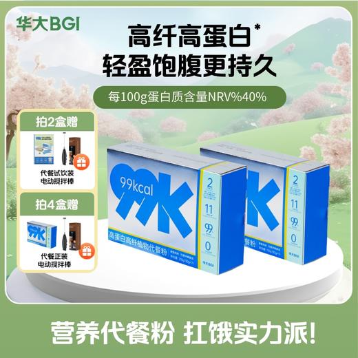 【99kcal高蛋白代餐粉】高蛋白膳食纤维代餐 0蔗糖 抗饿饱腹即食营养早餐 商品图3