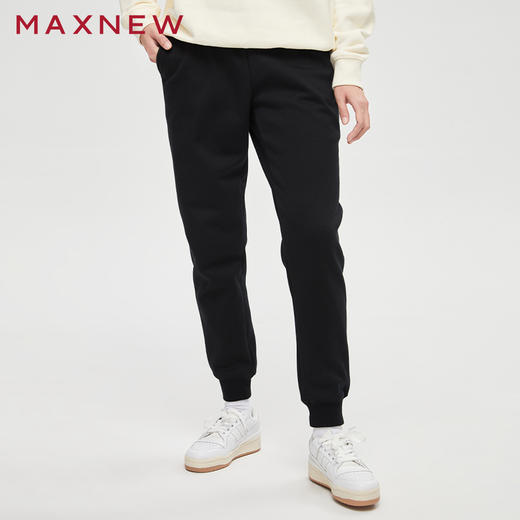 【门店同款】马恩MAXNEW女装针织长裤秋冬新款束脚裤休闲百搭宽松 商品图0