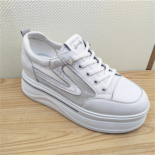 2024豪行夏季新款24286697运动休闲韩版中跟女鞋凉鞋网鞋 商品图0