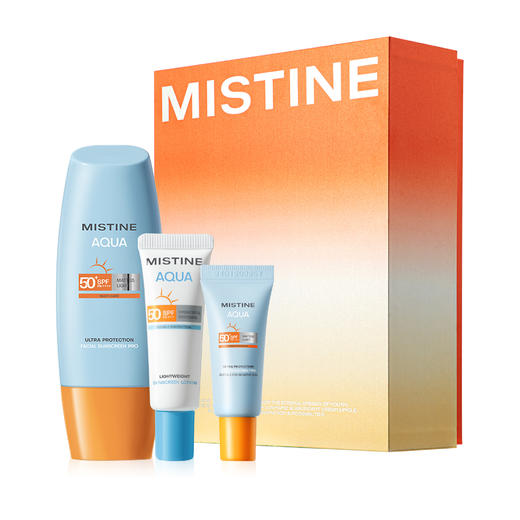 Mistine蜜丝婷通勤防晒霜礼盒套装防紫外线控油隔离hd 商品图3