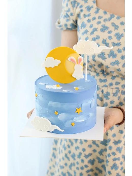 多款式~中秋兔翻糖卡通蛋糕-低糖处理无添加 商品图1