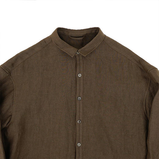 山也 郝 日晒麻拼接衬衫外套 商品图2