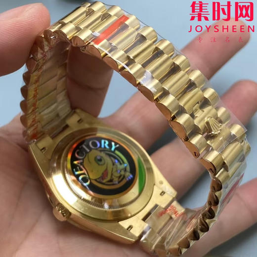 【钻圈款】QF配重版 重量180克+ 劳力士星期日历型系列 日志40mm 黑冰糖DD 商品图7