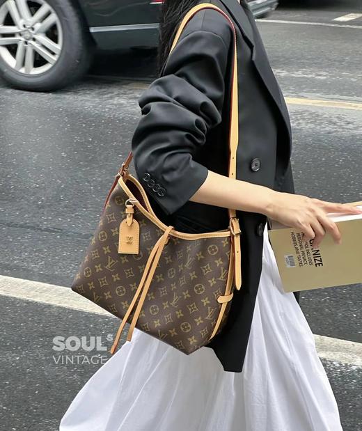 D082258女包2025老花字母托特包时尚百搭单肩大包购物袋 商品图14