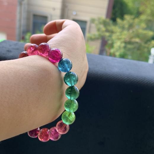 10mm单圈彩虹碧玺手串 商品图7