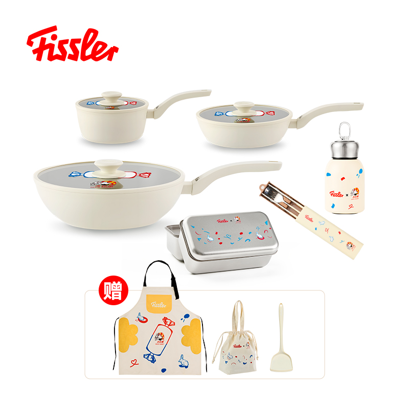 【IP联名-超值大套组】大白兔IP联名锅具全家福赠精致周边