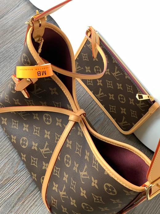 D082258女包2025老花字母托特包时尚百搭单肩大包购物袋 商品图2