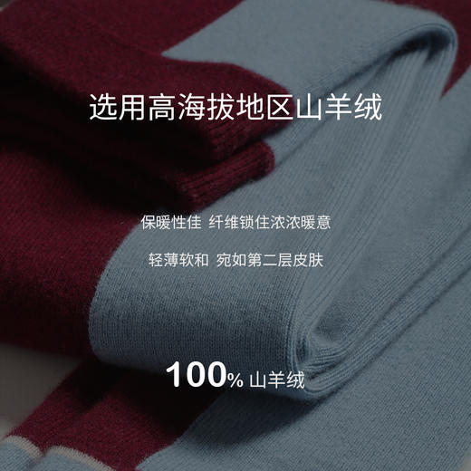 羊绒撞色紧身裤  SJF97K284N 商品图1