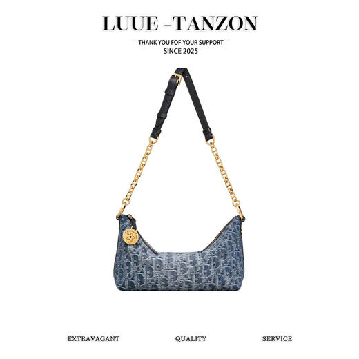 迪奥 链条手袋 丹宁牛仔饭盒包（LZ） 商品图0