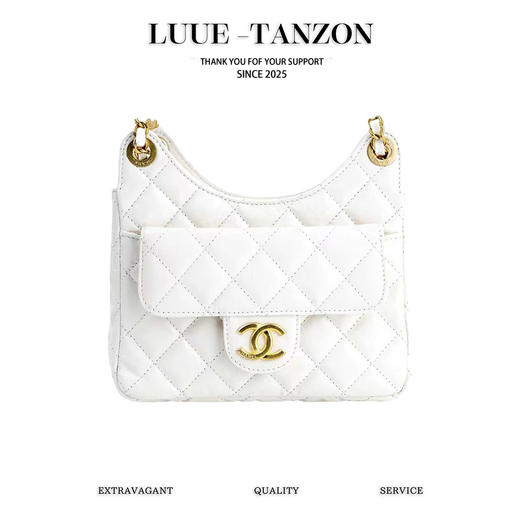 香奈儿 23C早春度假新款，本季   火爆的5号金币吊牌hobo嬉皮包链条包！天猫精灵（LZ） 商品图0