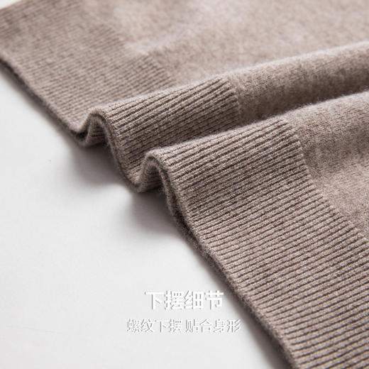 【100%绵羊毛】圣得西高领男款针织羊毛衫2025年秋季新款加厚毛衣 商品图9