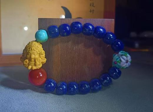 青金石五色五行能量手链 文创礼品 商品图2