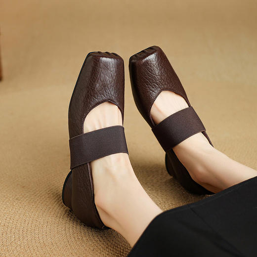 【预售5天】秋冬～复古法式方头浅口芭蕾舞超软时装单鞋NJMK&K1731 商品图1
