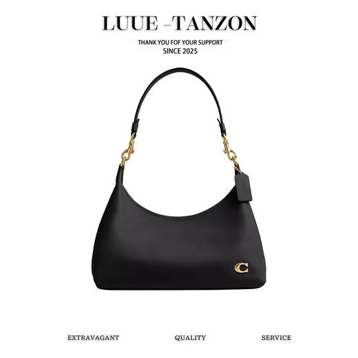 蔻驰24新款女士JULIET单肩包斜挎包hobo包（SS) 商品图0