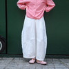 绽放旅行女装189朵/哪吒裤·色织亚麻分割廓形造型感阔腿裤休闲裤 商品缩略图0