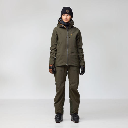 北极狐 Bergtagen女士GTX防水冲锋衣 无PFAS耐磨滑雪服14500150 商品图4