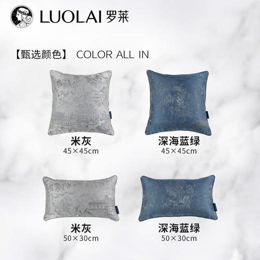 罗莱软装-氤氲抱枕 45*45 商品图4