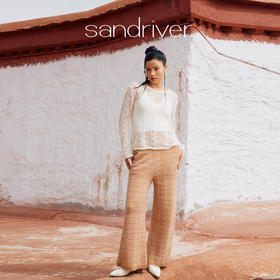 羊绒浮线女宽腿裤  SJF97K282N