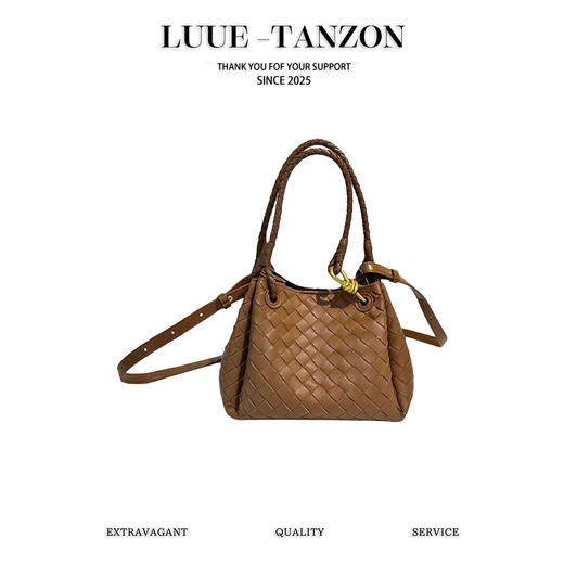 BV 新款intrecciato编织皮革肩背包 搭配可拆卸斜肩带（LZ） 商品图0