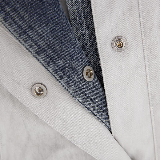 【新品上新】HX 秋季假两件翻领茄克衫外套C105530025101 商品图8