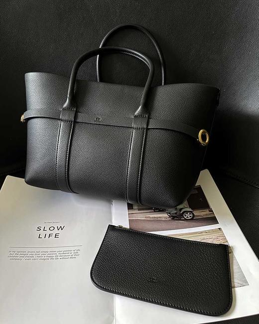 单品包邮 现货 THS-无 lp家大牛工厂 Ghiera Shopper 小号手袋 牛皮款/帆布款 4色 CQ1412 商品图9