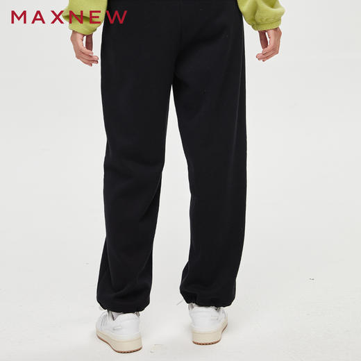 【门店同款】马恩MAXNEW女装针织长裤秋冬宽松百搭潮流休闲运动裤 商品图2