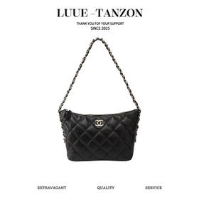 香奈儿 24P春夏 Hoho饺子腋下包 黑色小号（LZ）