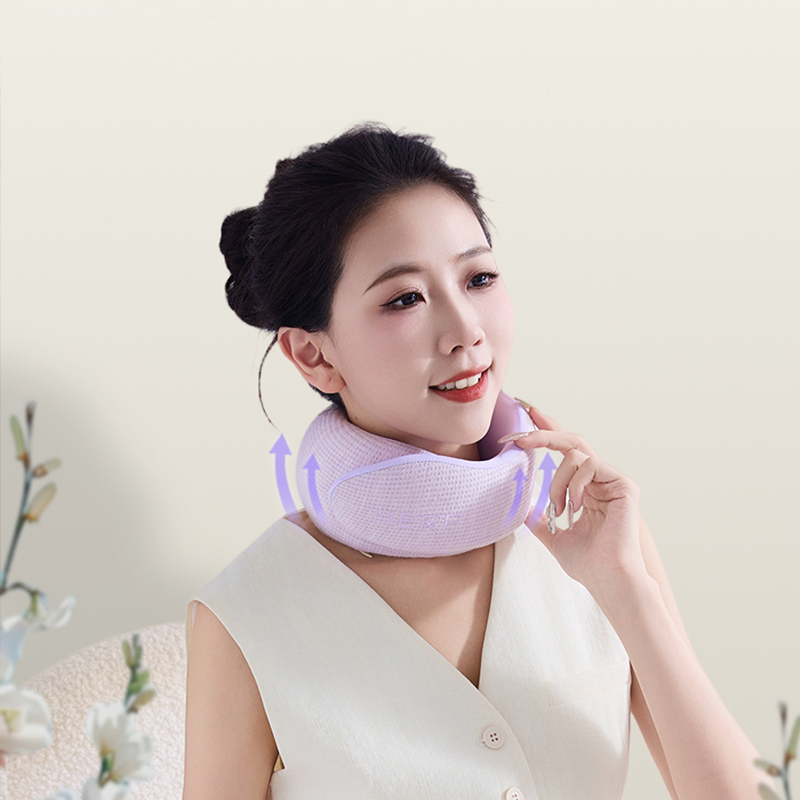 【热敷护颈】MERF美泛多巴胺小暖圈MF-2501 护颈好眠 双档调温  无线便携 轻量化设计 送轻奢皮质收纳包+精油艾草包