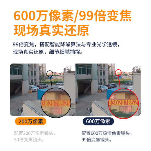 品宁鹰眼7号4G免充值99倍变焦全彩夜视自动巡航360度旋转 商品图3