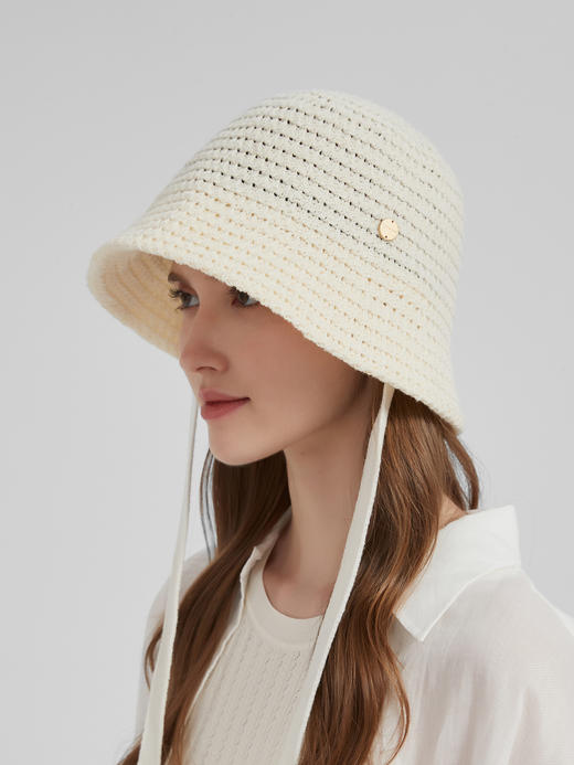 卡蒙针织系带渔夫帽可折叠保暖盆帽显脸小百搭KM-9578 商品图6