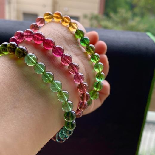 6.6mm多圈彩虹碧玺手串 商品图0