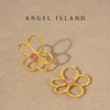 ANGEL ISLAND「露西亚Lucia」镂空肌理花朵耳圈 商品缩略图2