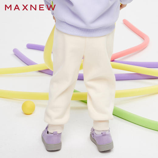 【门店同款】马恩MAXNEW童装秋冬女童宽松运动长裤冬季加厚时尚束 商品图3