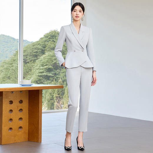 IWY/高级感珠宝店接待西装套装女时尚气质酒店前台工作服职业装25CP816 商品图0