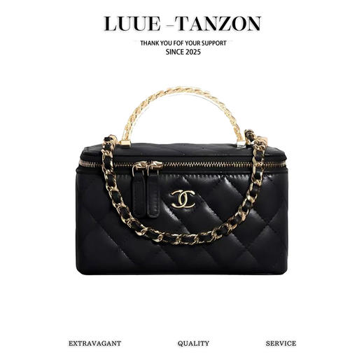 香奈儿  24ss 春夏透明手柄长盒子  单肩包  斜挎包 （LZ） 商品图0