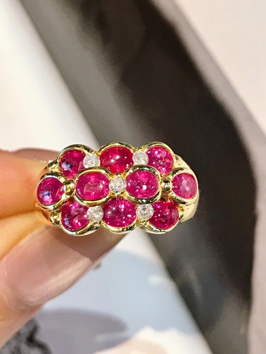 2.1ct刻面红宝石戒指 商品图4