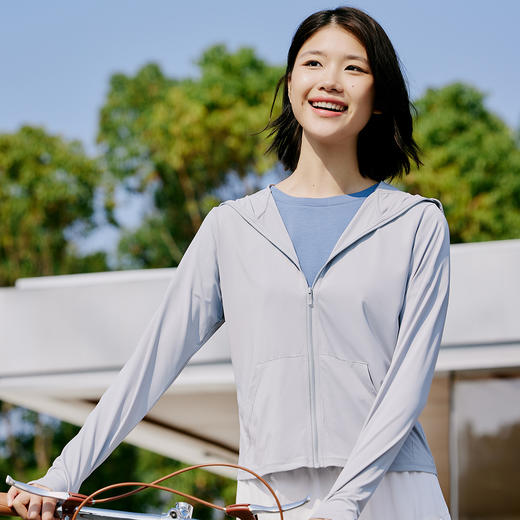 【门店同款】马恩MAXNEW女装2025夏新款防晒外套连帽女冰丝防晒服 商品图3