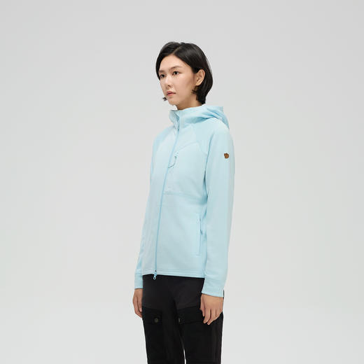 北极狐 女士保暖抓绒衣 25秋冬户外徒步轻量连帽加绒外套14600184 商品图2