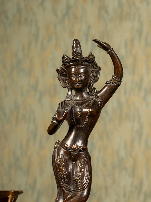 清	黄杨木雕度母立像 商品图2