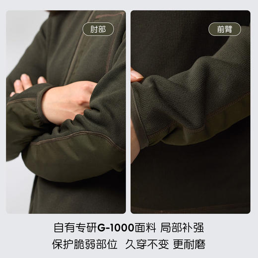 北极狐 女士抓绒衣秋冬户外露营徒步保暖半拉链立领上衣87155 商品图3