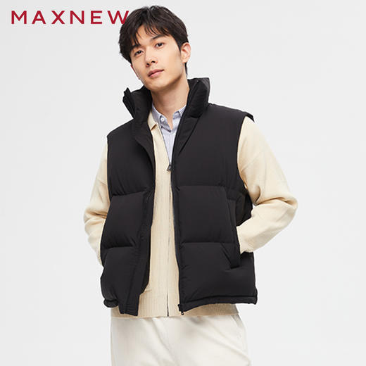 【门店同款】马恩MAXNEW男装羽绒背心马甲新款外套坎肩鸭绒保暖立 商品图2