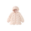 【商场同款】英氏儿童羽绒服女童连帽外套秋冬保暖粉色宝宝新款超韧绒 商品缩略图4