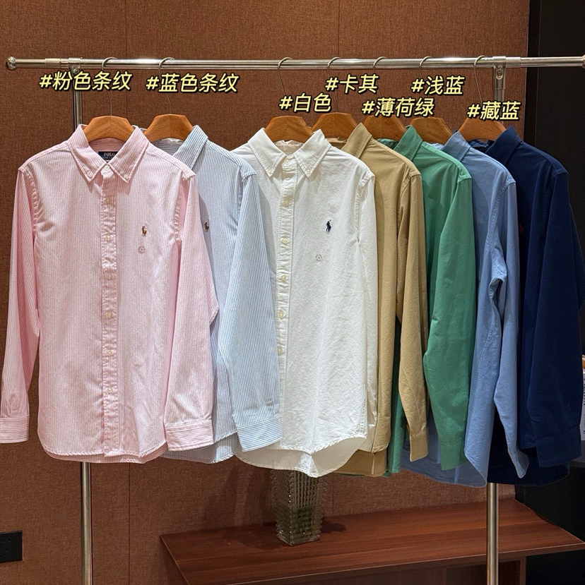 原单𝐑𝐋牛津纺衬衣衬衫082107